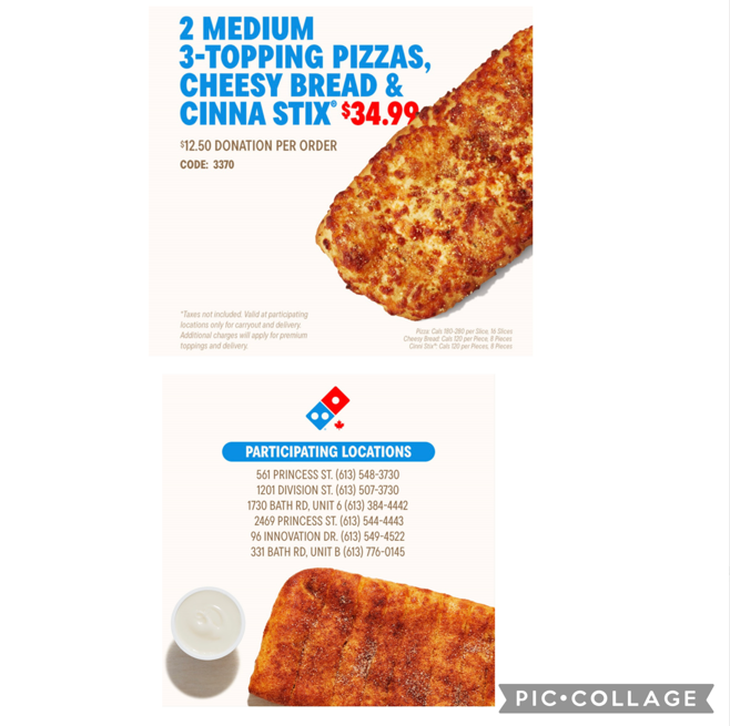 Pizza Fundraiser Information