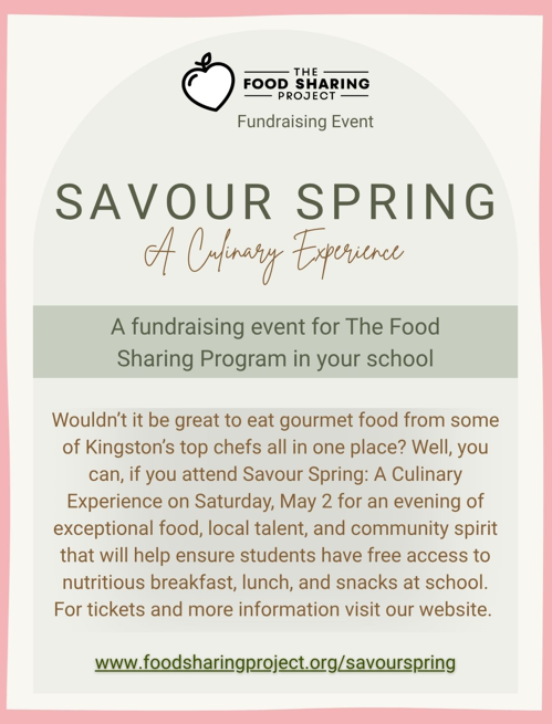 Food Sharing Project Event Poster