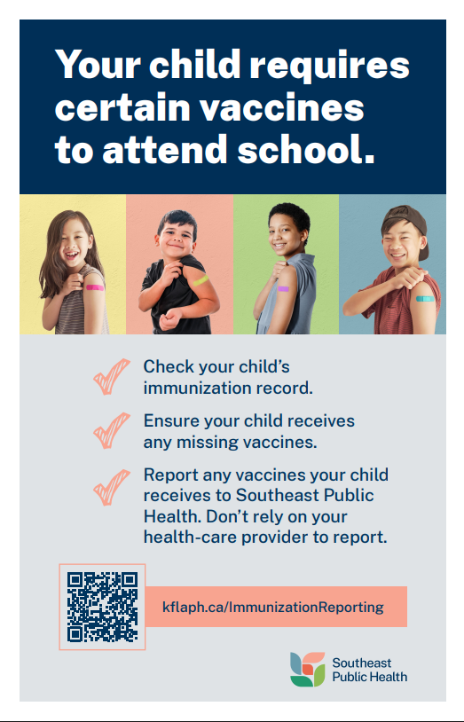 South East Public Health Immunization Poster