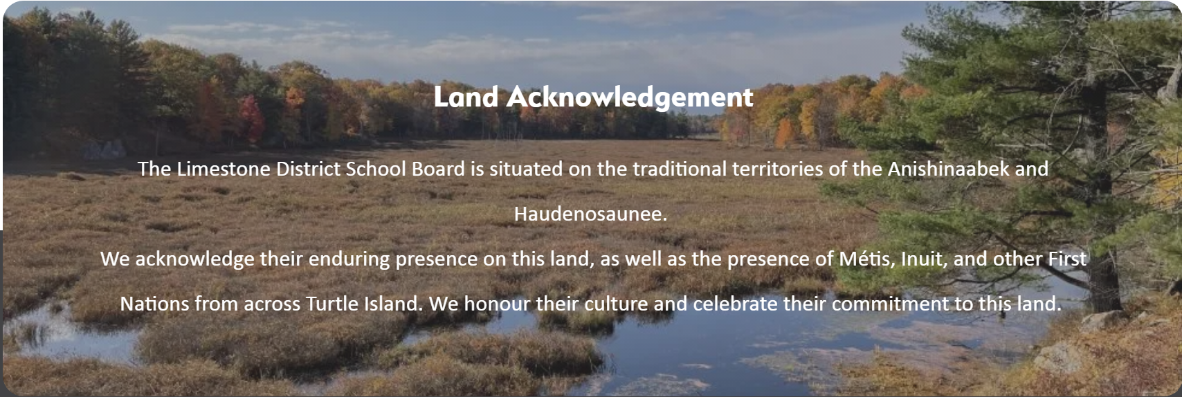 Land Acknowledgement