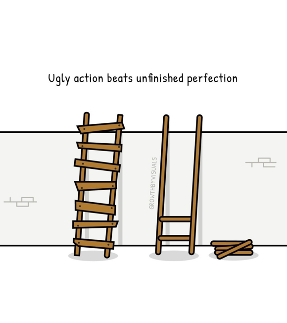 Ugly Action beats unfinished perfection