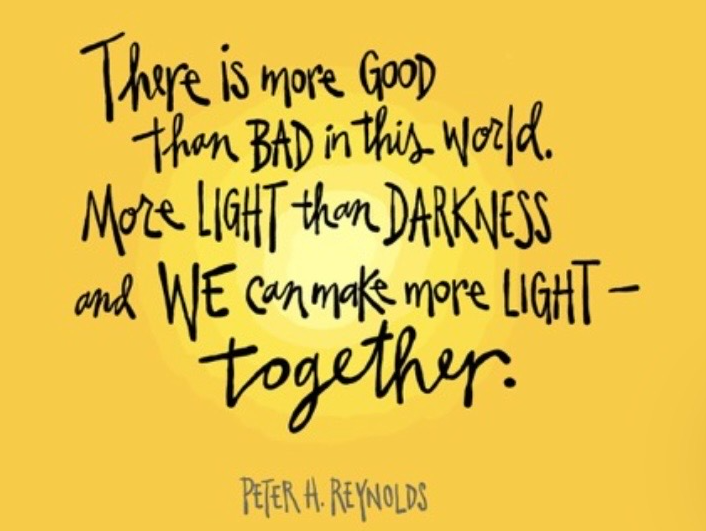 There is more good than bad in this world
